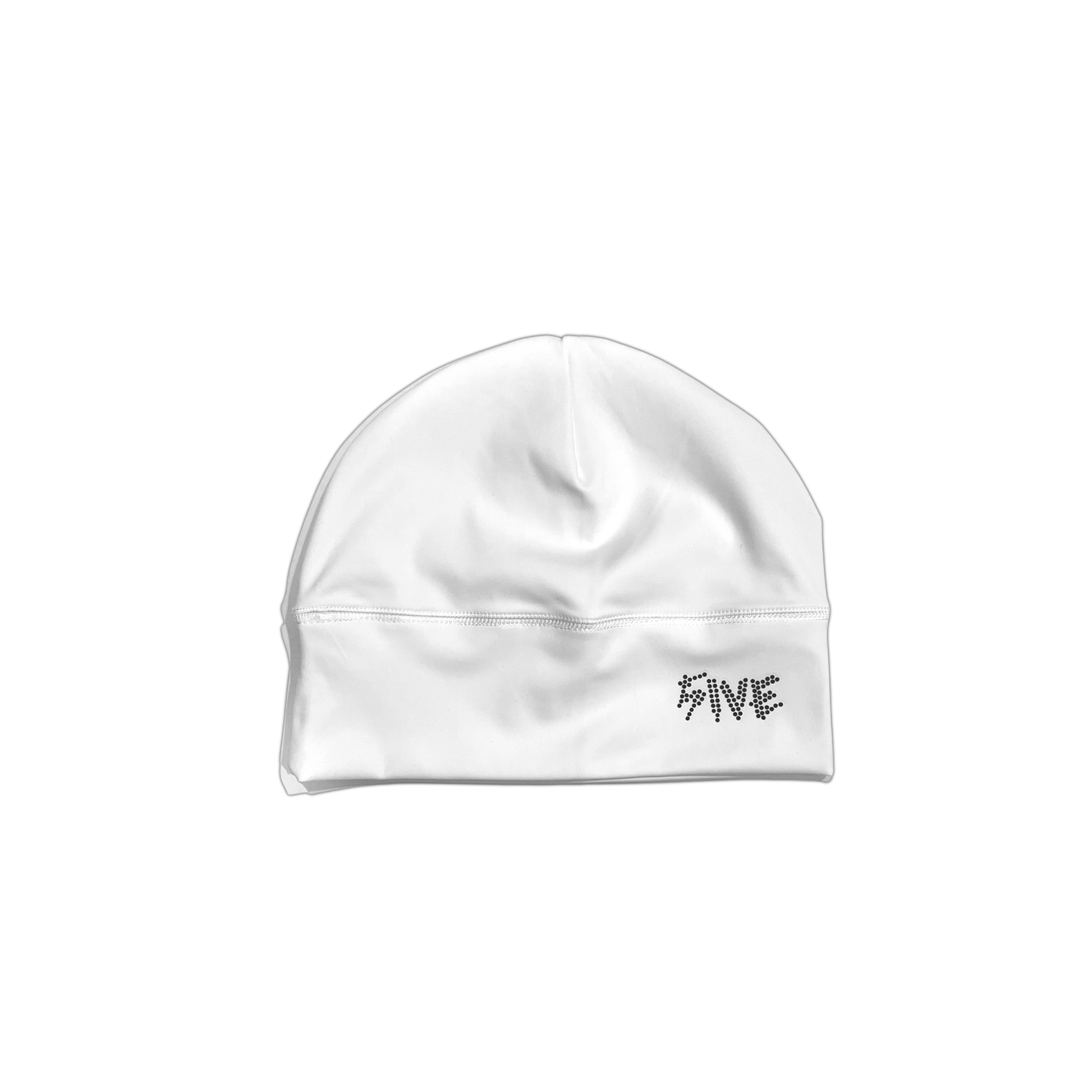 "crystal" skull cap - white