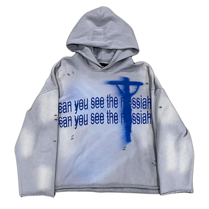 "messiah" hoodie - grey