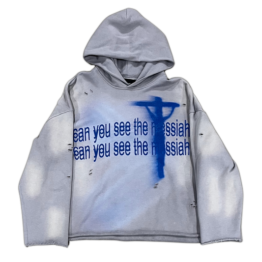 "messiah" hoodie - grey