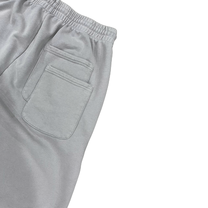 "ruined" shorts - grey