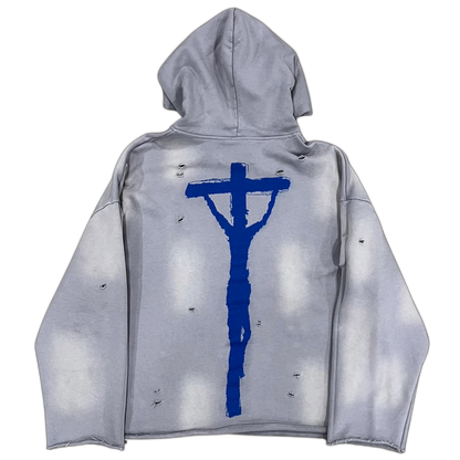 "messiah" hoodie - grey