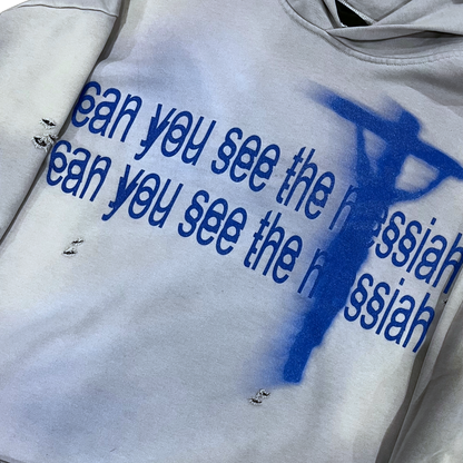 "messiah" hoodie - grey