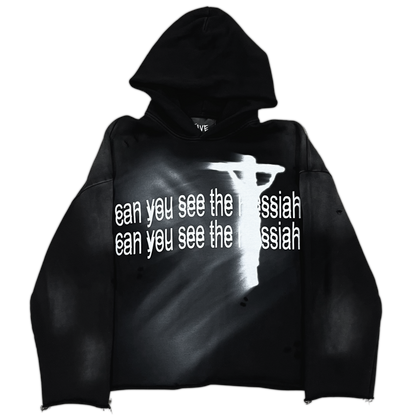 "messiah" hoodie - black