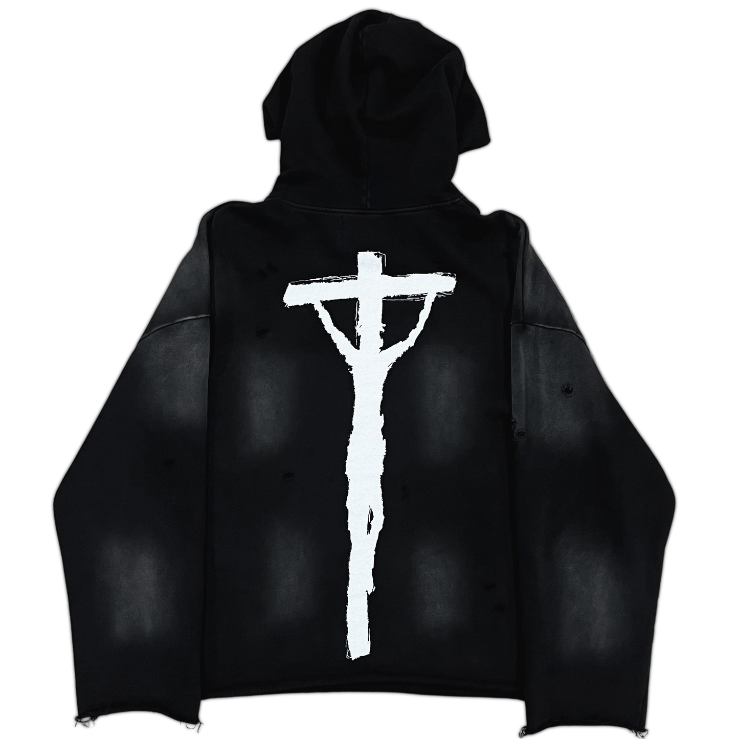 "messiah" hoodie - black