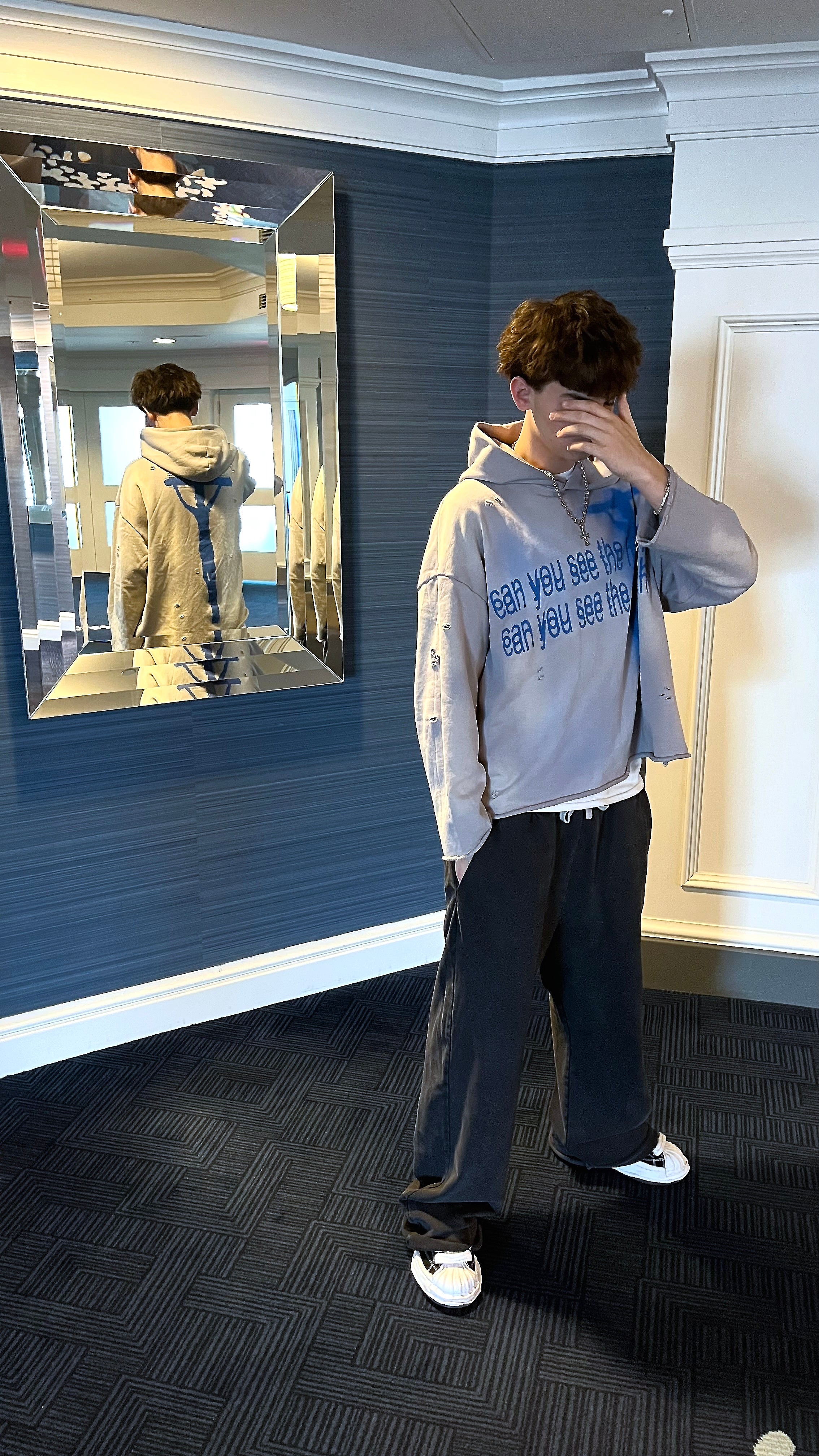 MESSIAH HOODIE - GREY