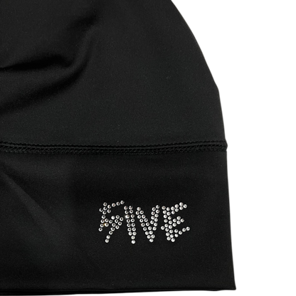 "crystal" skull cap - onyx